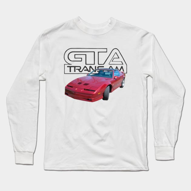 1989 Pontiac Firebird Trans AM GTA Long Sleeve T-Shirt by Permages LLC